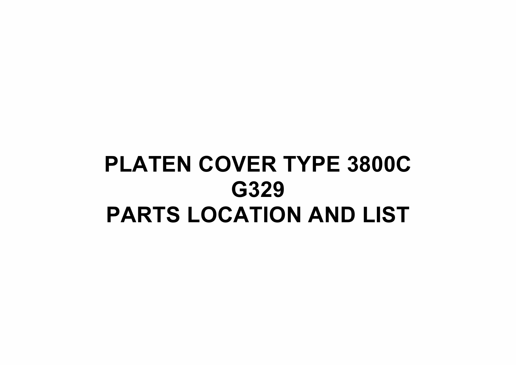 RICOH Options G329 PLATEN-COVER-TYPE-3800C Parts Catalog PDF download-1 RICOH Options G329 PLATEN-COVER-TYPE-3800C Parts Catalog PDF download-1